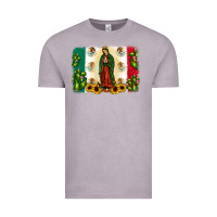 Vintage Zinc mexican flag our lady of guadalupe Vintage Tee - JahusDesignShop