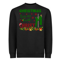 Black Christmas Begins With Christ Heavyweight Sweatshirt - Bettercallsaul