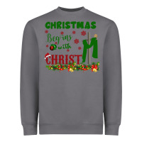 Storm Christmas Begins With Christ Heavyweight Sweatshirt - Bettercallsaul
