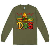 Army Green dos my second mexican birthday Long Sleeve Tee - Jasminsmagicworld