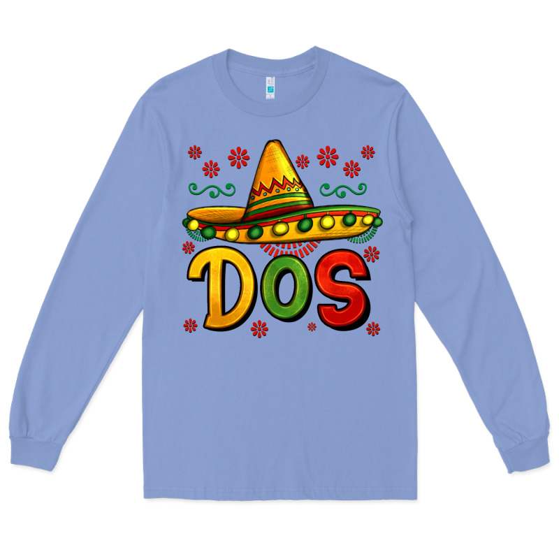 Dos My Second Mexican Birthday Long Sleeve Tee by Jasminsmagicworld | Teevron