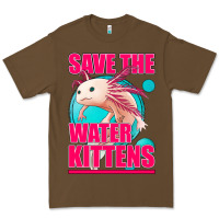 Cacao save the water kittens axolotl Premium Tee - Jasminsmagicworld