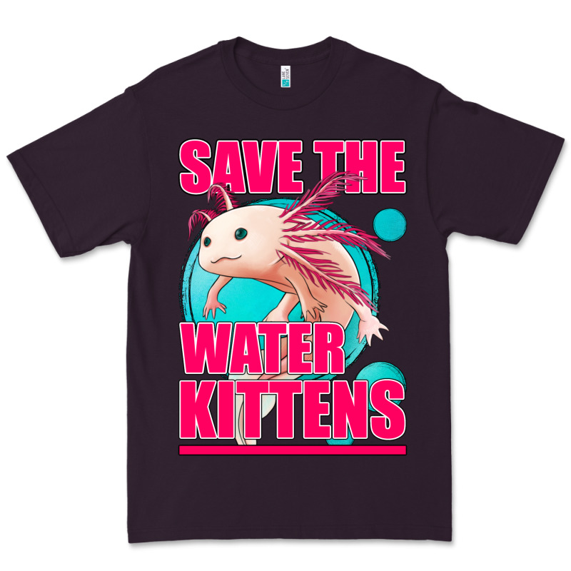 Save The Water Kittens Axolotl Premium Tee by Jasminsmagicworld | Teevron
