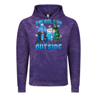 Cloud Purple snuggle up gnomies it's cold outside Vintage Hoodie - MaliasSmallBusiness