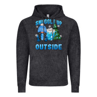 Vintage Black snuggle up gnomies it's cold outside Vintage Hoodie - MaliasSmallBusiness
