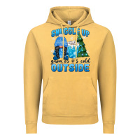 Vintage Mustard snuggle up gnomies it's cold outside Vintage Hoodie - MaliasSmallBusiness