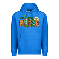 True Royal One lucky Nurse with elements St. Patricks Day Premium Hoodie - HowdyJamesFarm