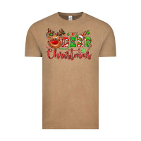 Vintage Coffee Deer Christmas reindeer Vintage Tee - NancyCooperArtShop
