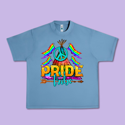 Lgbtq+ Pride Tribe Urban Heavy Tee Designed By Bundleandbundleshop