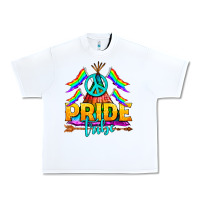 White LGBTQ+ Pride Tribe Urban Heavy Tee - BundleAndBundleShop
