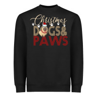 Black Christmas Dogs Paws Heavyweight Sweatshirt - Bettercallsaul