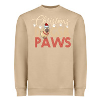 Mushroom Christmas Dogs Paws Heavyweight Sweatshirt - Bettercallsaul