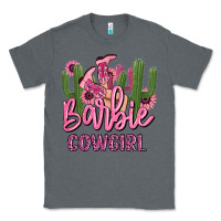 Charcoal Heather barbie cowgirl Classic Tee - MaliasSmallBusiness