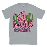 Heather Grey barbie cowgirl Classic Tee - MaliasSmallBusiness