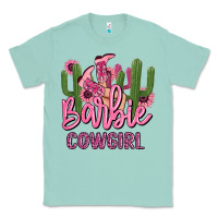 Seafoam barbie cowgirl Classic Tee - MaliasSmallBusiness