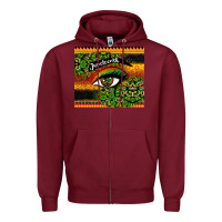 Burgundy juneteenth eyelash Zipper Hoodie - CowGirlArtShop
