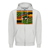 Dove Grey juneteenth eyelash Zipper Hoodie - CowGirlArtShop