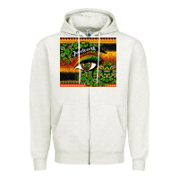 Oatmeal Heather juneteenth eyelash Zipper Hoodie - CowGirlArtShop