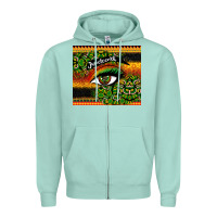 Seafoam juneteenth eyelash Zipper Hoodie - CowGirlArtShop