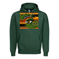 Sports Green juneteenth eyelash Zipper Hoodie - CowGirlArtShop