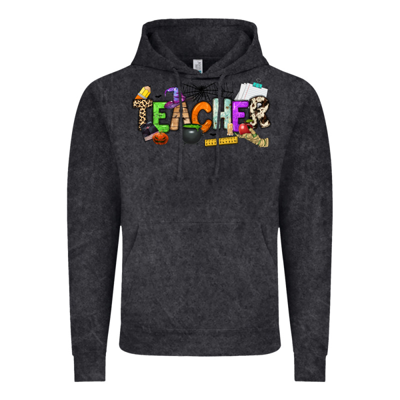 Halloween Teacher Vintage Hoodie by NancyCooperArtShop | Teevron
