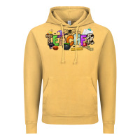Vintage Mustard halloween teacher Vintage Hoodie - NancyCooperArtShop