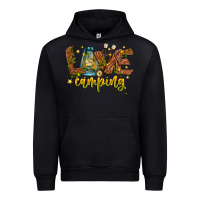Black Love Camping Urban Hoodie - CowhideDigitalArt