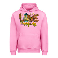 Fuchsia Pink Love Camping Urban Hoodie - CowhideDigitalArt