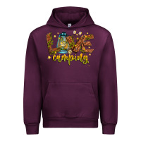 Mauve Wine Love Camping Urban Hoodie - CowhideDigitalArt