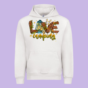 Love Camping Urban Hoodie Designed By Cowhidedigitalart