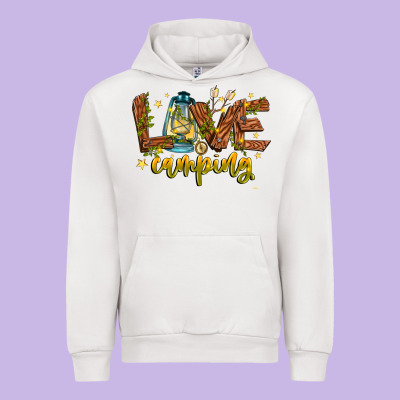 Love Camping Urban Hoodie Designed By Cowhidedigitalart