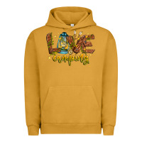 Pigment Peanut Butter Love Camping Urban Hoodie - CowhideDigitalArt