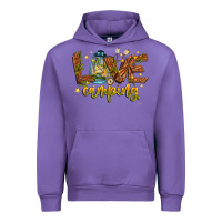 Tulip Love Camping Urban Hoodie - CowhideDigitalArt