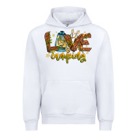 White Love Camping Urban Hoodie - CowhideDigitalArt