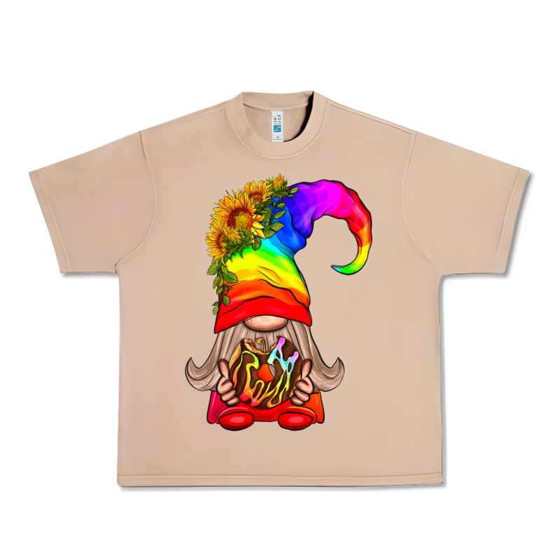 Lgbtq+ Pride Gnome With Donut Urban Heavy Tee by BundleAndBundleShop | Teevron