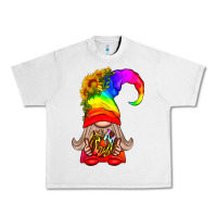 Lunar Rock LGBTQ+ Pride Gnome With Donut Urban Heavy Tee - BundleAndBundleShop