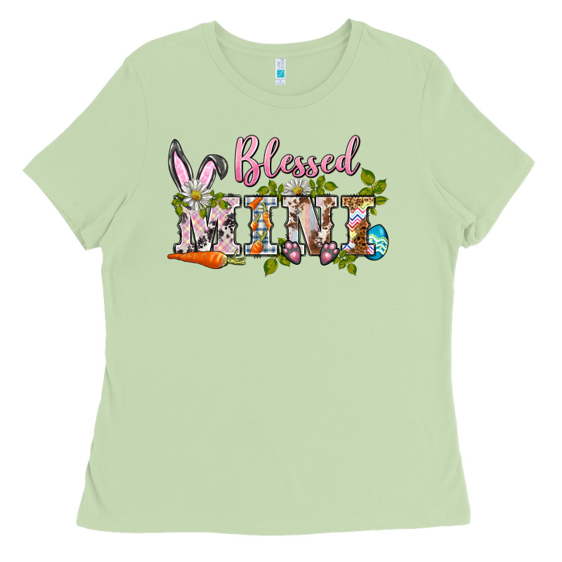 Blessed Mini Easter Ladies Tee by BarkalooDesign | Teevron