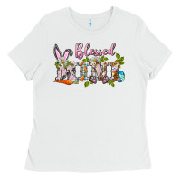 White blessed mini easter Ladies Tee - BarkalooDesign