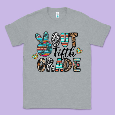 Out Fifth Grade Classic Tee Designed By Cowhidedigitalart