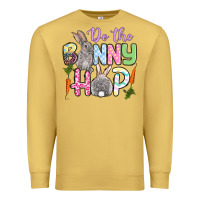 Antique Gold Do the bunny hop Easter Premium Sweatshirt - OliviaCreatesArt