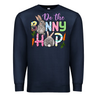 Navy Do the bunny hop Easter Premium Sweatshirt - OliviaCreatesArt