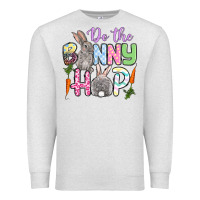 Oatmeal Heather Do the bunny hop Easter Premium Sweatshirt - OliviaCreatesArt