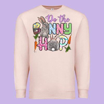 Do The Bunny Hop Easter Premium Sweatshirt Designed By Oliviacreatesart