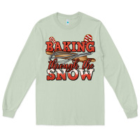 Matcha baking through the snow christmas Long Sleeve Tee - Jasminsmagicworld