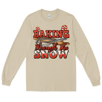 Mushroom baking through the snow christmas Long Sleeve Tee - Jasminsmagicworld