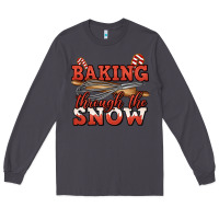 Smoke baking through the snow christmas Long Sleeve Tee - Jasminsmagicworld