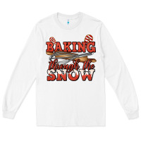 White baking through the snow christmas Long Sleeve Tee - Jasminsmagicworld