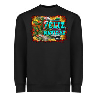 Black feliz navidad Heavyweight Sweatshirt - RanaPortraitStore