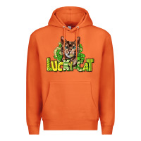 Carrot Lucky cat St. Patrick's Premium Hoodie - HowdyJamesFarm