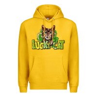 Lemon Lucky cat St. Patrick's Premium Hoodie - HowdyJamesFarm